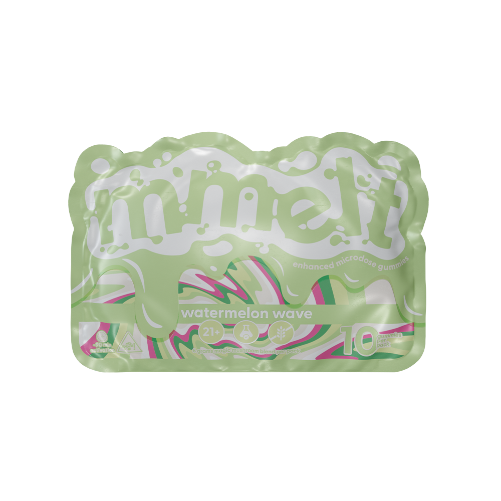 Watermelon Wave – Mmelt Mushroom 10 Ct Gummies